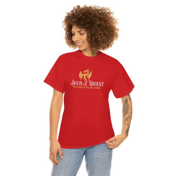 "Jason J. Nugent" Logo Unisex Heavy Cotton Tee - Image 31