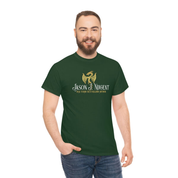 "Jason J. Nugent" Logo Unisex Heavy Cotton Tee - Image 19