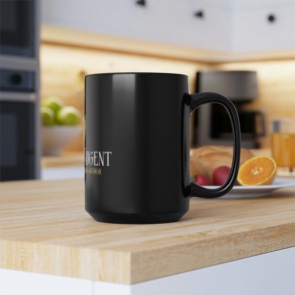 "Jason J. Nugent" Logo Black Mug, 15oz - Image 7